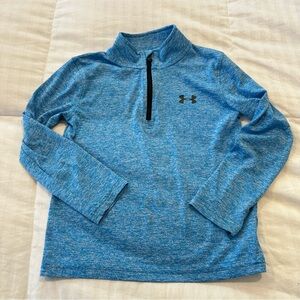 Under Armour Kids 6 Blue Long Sleeve Shirt